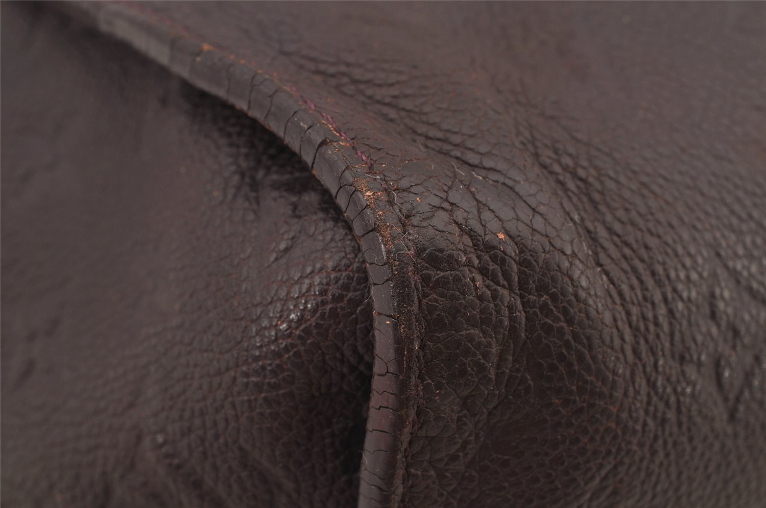 Auth Louis Vuitton Monogram Empreinte Lumineuse PM Tote Bag M40551 Purple 6822J