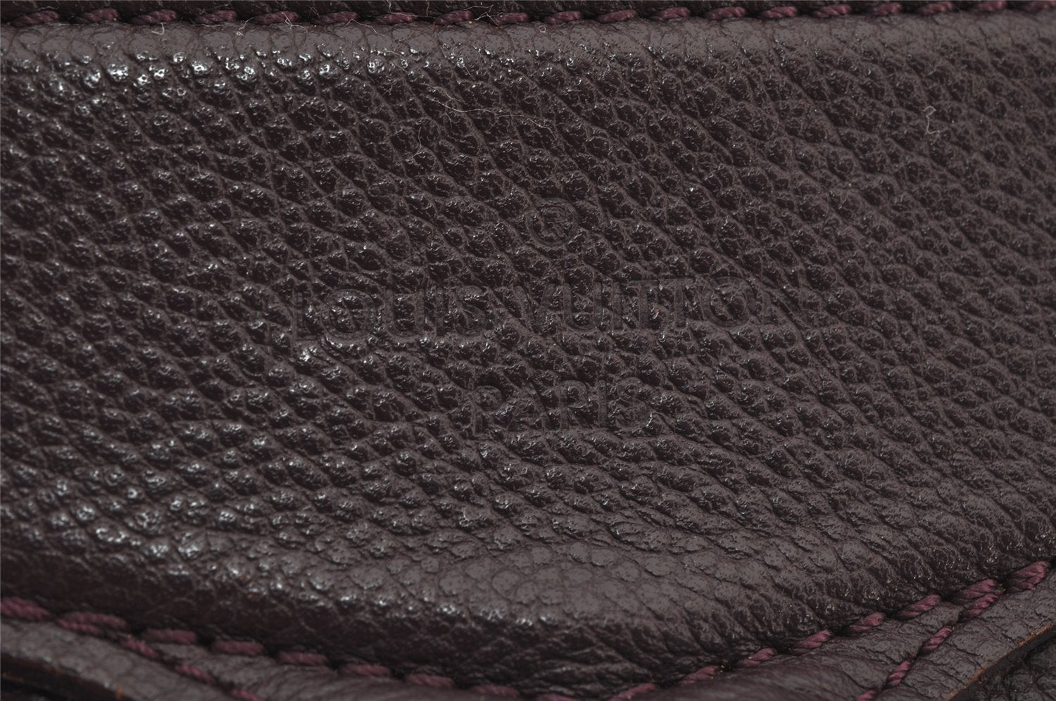 Auth Louis Vuitton Monogram Empreinte Lumineuse PM Tote Bag M40551 Purple 6822J