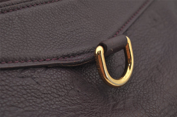 Auth Louis Vuitton Monogram Empreinte Lumineuse PM Tote Bag M40551 Purple 6822J