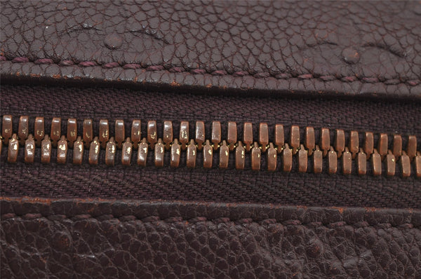 Auth Louis Vuitton Monogram Empreinte Lumineuse PM Tote Bag M40551 Purple 6822J