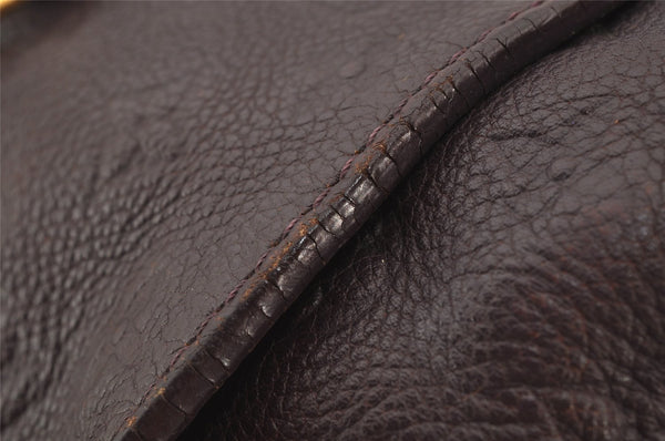 Auth Louis Vuitton Monogram Empreinte Lumineuse PM Tote Bag M40551 Purple 6822J