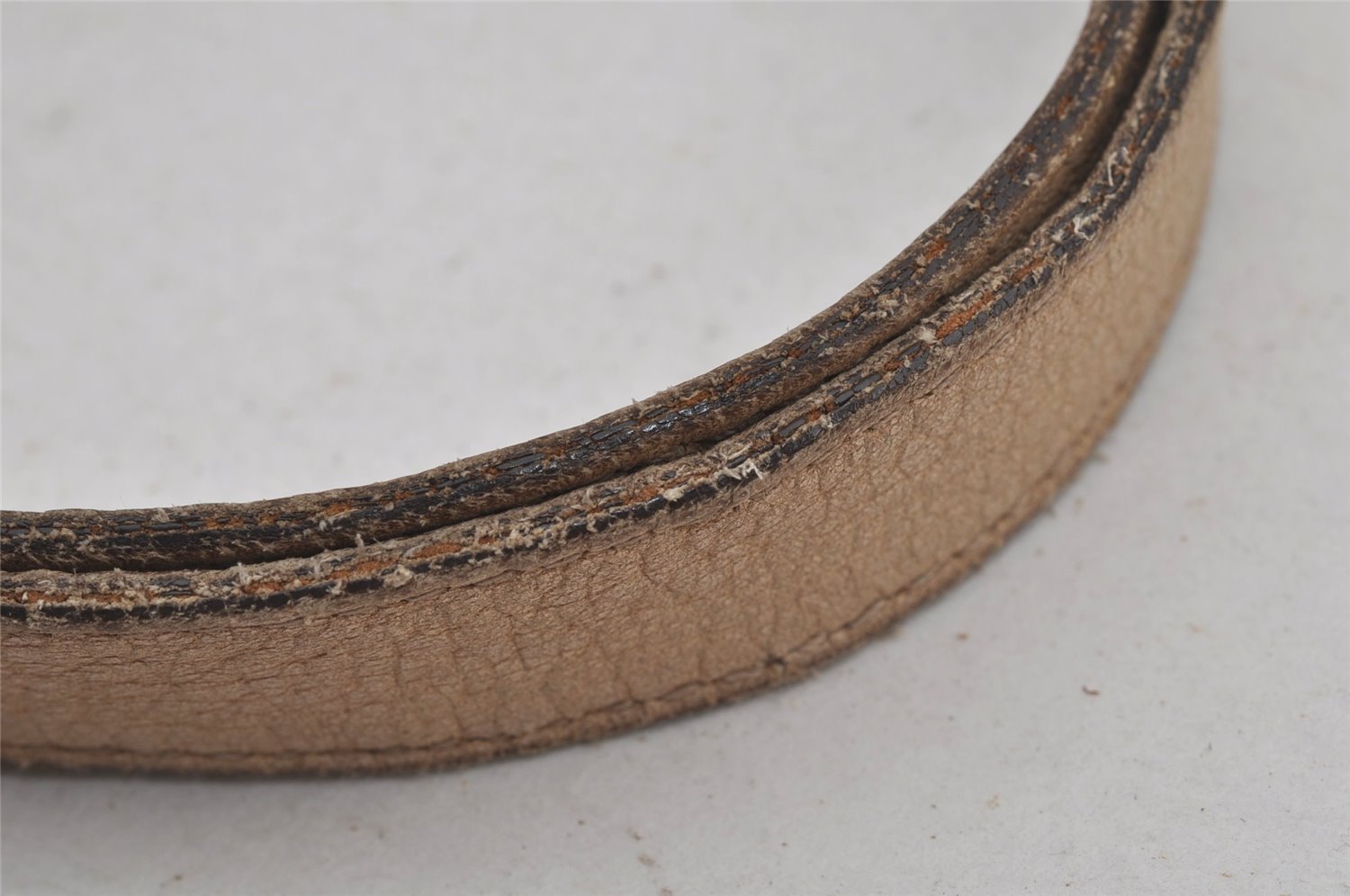 Authentic GUCCI Abbey Shoulder Tote Bag GG Canvas Leather 130736 Brown 6824J