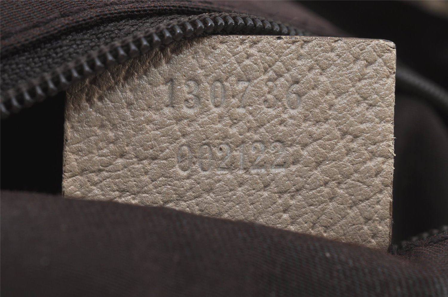 Authentic GUCCI Abbey Shoulder Tote Bag GG Canvas Leather 130736 Brown 6824J