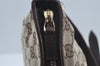 Authentic GUCCI Abbey Shoulder Cross Bag GG Canvas Leather 131326 Brown 6825H