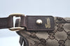 Authentic GUCCI Abbey Shoulder Cross Bag GG Canvas Leather 131326 Brown 6825H