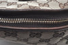 Authentic GUCCI Abbey Shoulder Cross Bag GG Canvas Leather 131326 Brown 6825H