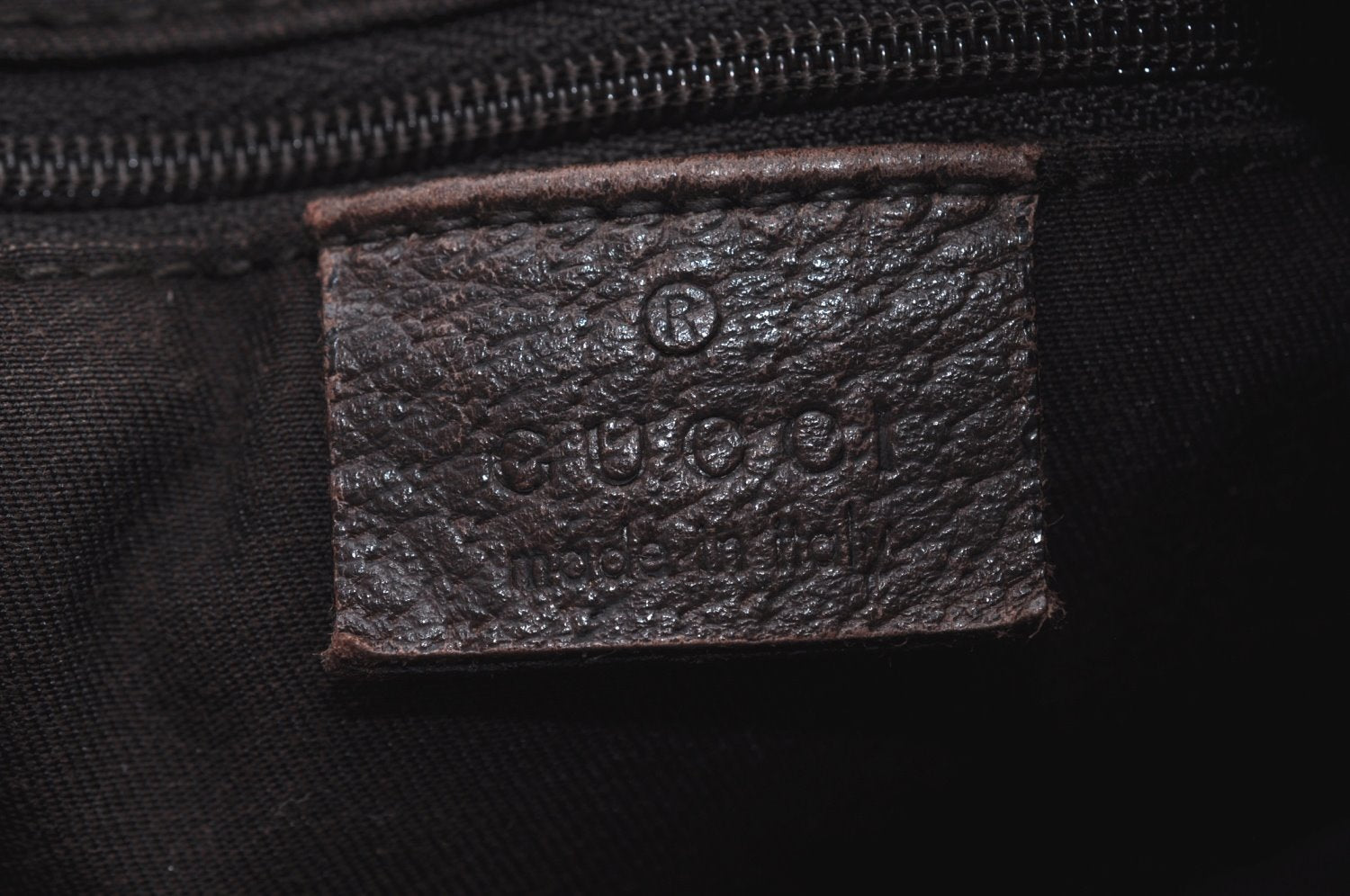 Authentic GUCCI Abbey Shoulder Cross Bag GG Canvas Leather 131326 Brown 6825H