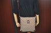 Authentic GUCCI Abbey Shoulder Cross Bag GG Canvas Leather 131326 Brown 6825H