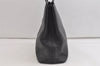 Authentic BURBERRY Vintage Leather Hand Bag Black 6826J