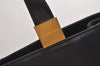 Authentic BURBERRY Vintage Leather Hand Bag Black 6826J