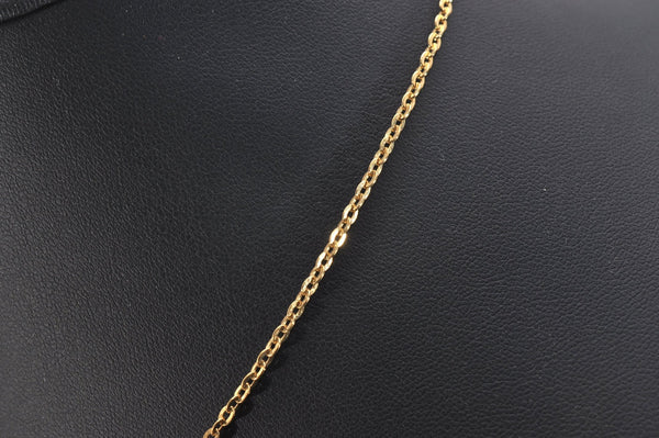 Authentic Christian Dior Gold Tone Chain Pendant Necklace CD 6827J