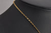 Authentic Christian Dior Gold Tone Chain Pendant Necklace CD 6828J