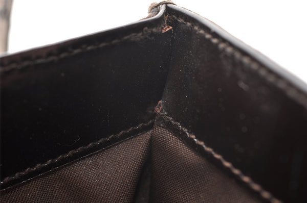 Authentic GUCCI Shoulder Hand Bag Purse GG Nylon Leather 0021021 Brown  6829I