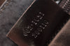 Authentic GUCCI Shoulder Hand Bag Purse GG Nylon Leather 0021021 Brown  6829I