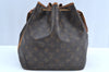 Authentic Louis Vuitton Monogram Petit Noe M42226 Shoulder Drawstring Bag 6830H