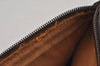 Authentic GUCCI Web Sherry Line Shoulder Bag GG PVC Leather Brown Junk 6830J