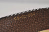 Authentic GUCCI Web Sherry Line Shoulder Bag GG PVC Leather Brown Junk 6830J
