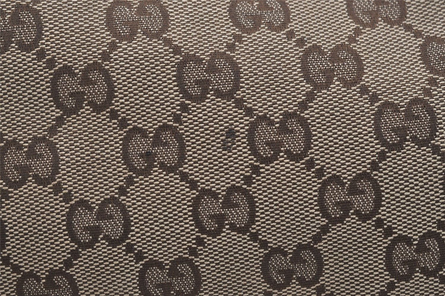 Authentic GUCCI Craft Shoulder Tote Bag GG Canvas Leather 247209 Brown 6831J