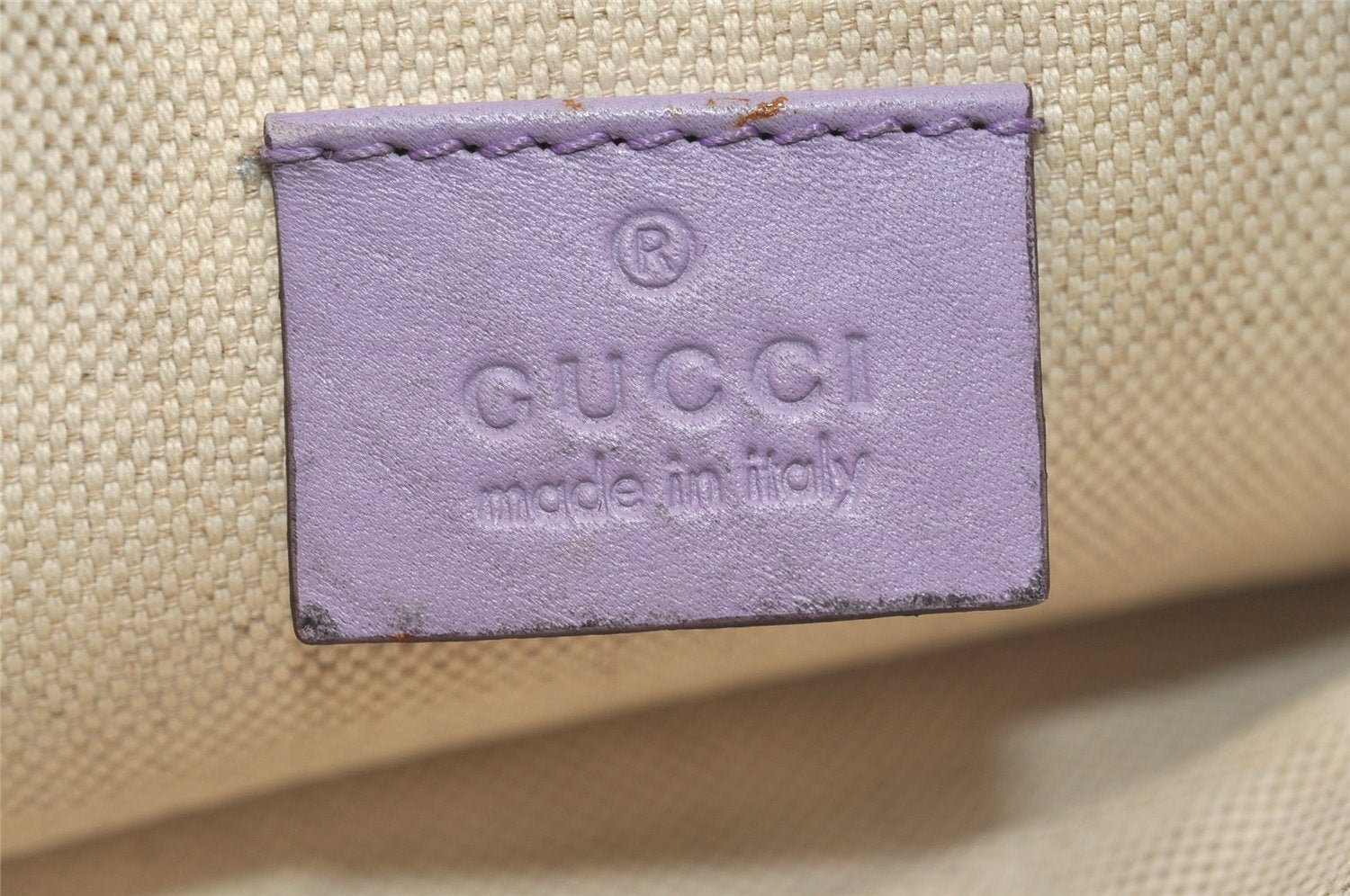 Authentic GUCCI Craft Shoulder Tote Bag GG Canvas Leather 247209 Brown 6831J