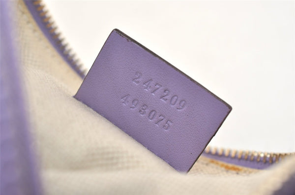 Authentic GUCCI Craft Shoulder Tote Bag GG Canvas Leather 247209 Brown 6831J