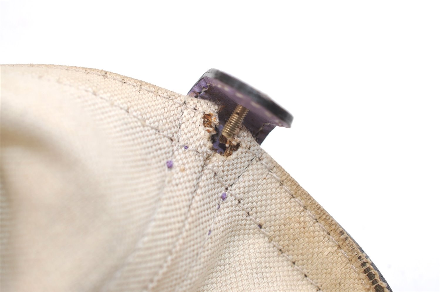 Authentic GUCCI Craft Shoulder Tote Bag GG Canvas Leather 247209 Brown 6831J