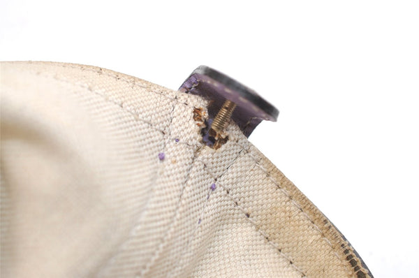 Authentic GUCCI Craft Shoulder Tote Bag GG Canvas Leather 247209 Brown 6831J