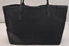 Authentic GUCCI New Britt Shoulder Tote Bag GG Canvas Leather 169946 Black 6832J