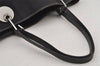 Authentic GUCCI Eclipse Shoulder Tote Bag GG Canvas Leather 120836 Black 6833J