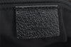 Authentic GUCCI Eclipse Shoulder Tote Bag GG Canvas Leather 120836 Black 6833J