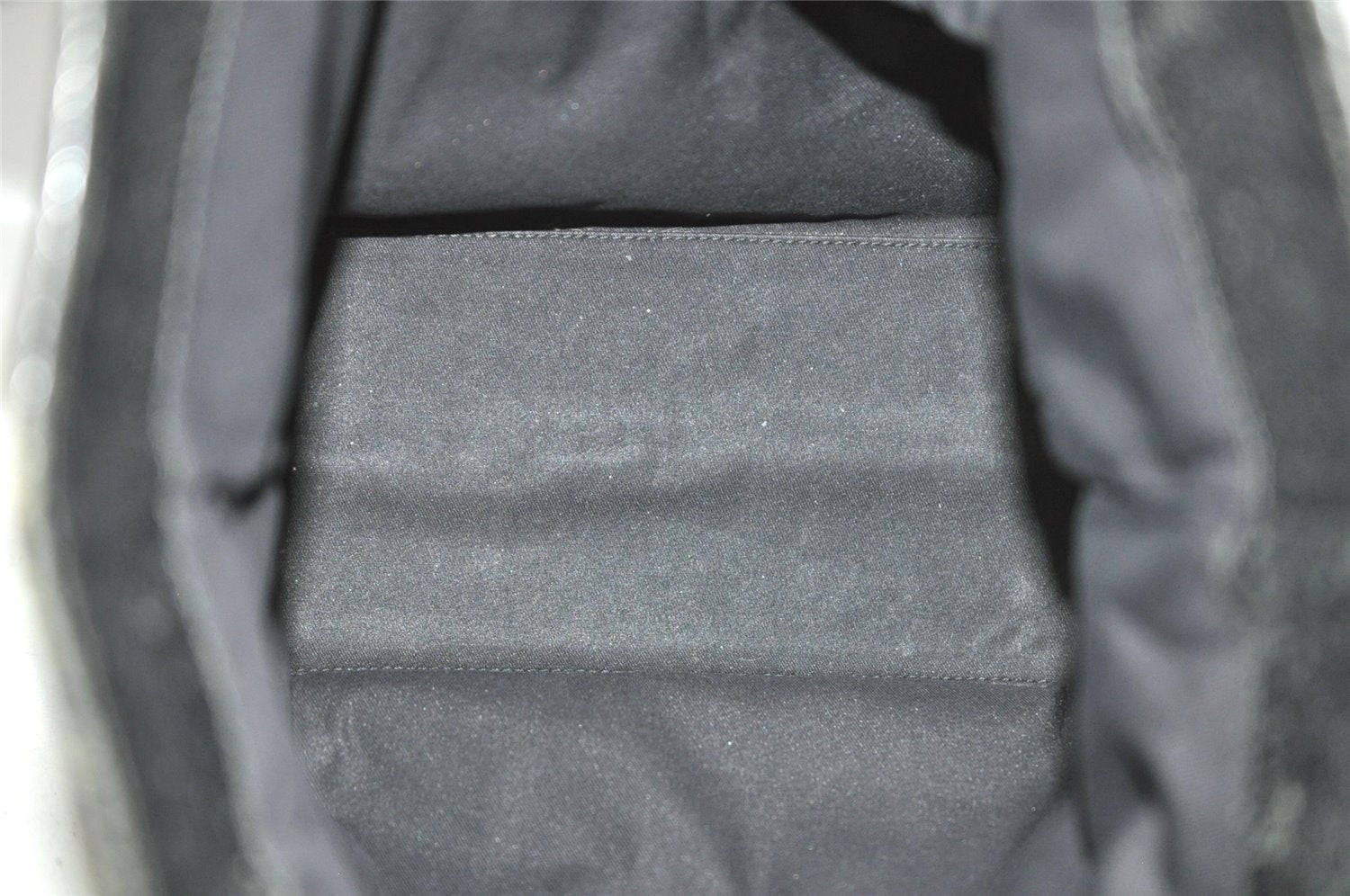 Authentic GUCCI Eclipse Shoulder Tote Bag GG Canvas Leather 120836 Black 6833J