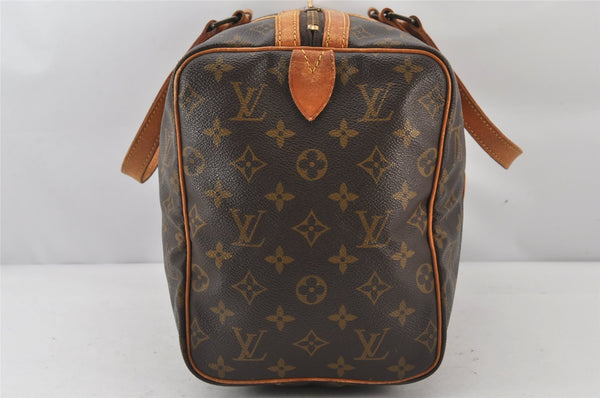 Authentic Louis Vuitton Monogram Sac Souple 35 Hand Boston Bag M41626 LV 6833K