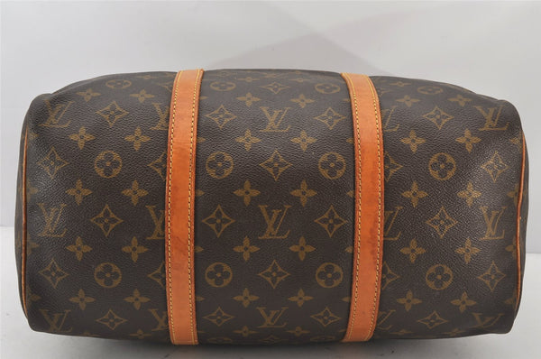 Authentic Louis Vuitton Monogram Sac Souple 35 Hand Boston Bag M41626 LV 6833K