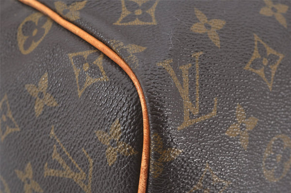 Authentic Louis Vuitton Monogram Sac Souple 35 Hand Boston Bag M41626 LV 6833K