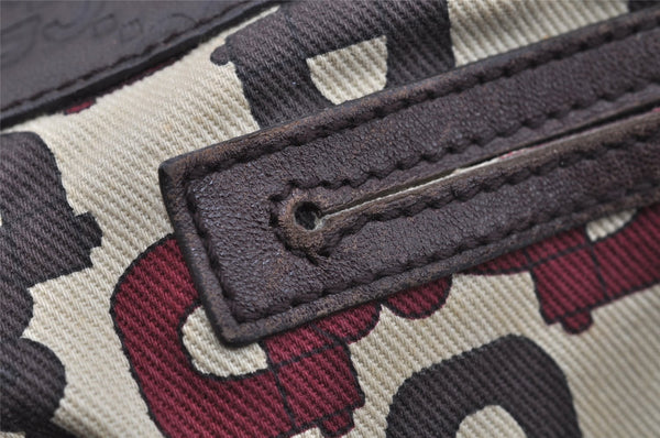 Authentic GUCCI Guccissima GG Leather Shoulder Hand Bag Purse 203494 Brown 6834I