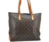 Authentic Louis Vuitton Monogram Cabas Mezzo Shoulder Tote Bag M51151 LV 6834K