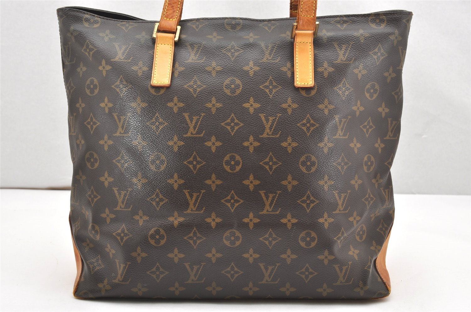 Authentic Louis Vuitton Monogram Cabas Mezzo Shoulder Tote Bag M51151 LV 6834K