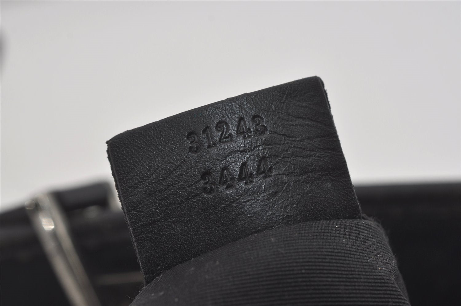 Authentic GUCCI Vintage Shoulder Tote Bag GG Canvas Leather 31243 Black 6835I