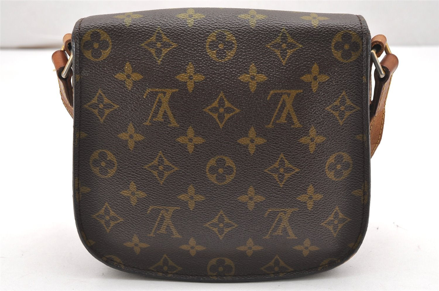 Auth Louis Vuitton Monogram Saint Cloud MM Shoulder Cross Bag Old Model LV 6835K