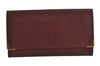 Authentic Cartier Must de Cartier Clutch Hand Bag Leather Bordeaux Red 6836J