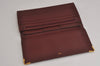 Authentic Cartier Must de Cartier Clutch Hand Bag Leather Bordeaux Red 6836J