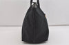 Authentic GUCCI New Britt Shoulder Tote Bag GG Canvas Leather 169946 Black 6837J