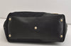 Authentic GUCCI New Britt Shoulder Tote Bag GG Canvas Leather 169946 Black 6837J
