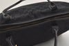 Authentic GUCCI New Britt Shoulder Tote Bag GG Canvas Leather 169946 Black 6837J