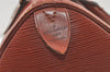 Authentic Louis Vuitton Epi Speedy 25 Hand Boston Bag Brown M43013 LV 6837K