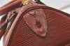 Authentic Louis Vuitton Epi Speedy 25 Hand Boston Bag Brown M43013 LV 6837K