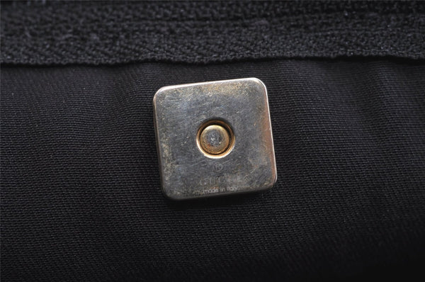 Authentic GUCCI Abbey Shoulder Tote Bag GG Canvas Leather 141472 Brown 6838J