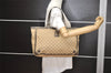 Authentic GUCCI Abbey Shoulder Tote Bag GG Canvas Leather 141472 Brown 6838J