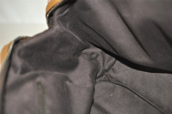 Authentic GUCCI Hand Boston Bag Purse GG Canvas Leather 113009 Pink 6839I