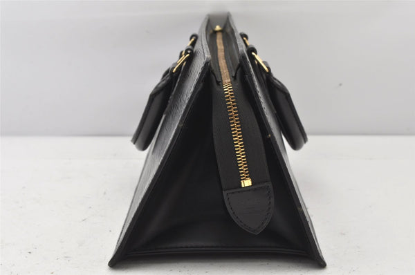 Authentic Louis Vuitton Epi Sac Triangle Hand Bag Black M52092 LV 6839K