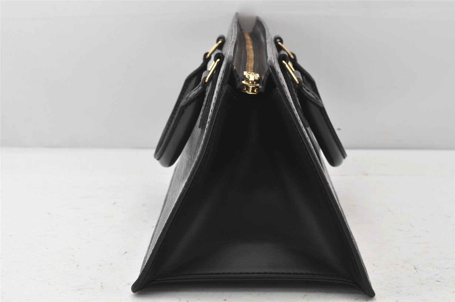 Authentic Louis Vuitton Epi Sac Triangle Hand Bag Black M52092 LV 6839K